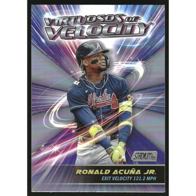 2024 Stadium Club Virtuosos of Velocity #VV1 Ronald Acuna Jr.