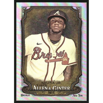 2024 Topps Allen and Ginter Silver Portrait #20 Ronald Acuna Jr.