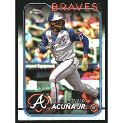 2024 Topps Chrome Logofractor #250 Ronald Acuna Jr.