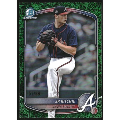 2025 Bowman Chrome Draft Green Grass Refractors #BDC199 JR Ritchie