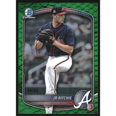 2025 Bowman Chrome Draft Green Reptilian Refractors #BDC199 JR Ritchie