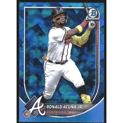 2025 Bowman Chrome Sapphire #13 Ronald Acuna Jr.