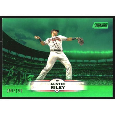 2025 Stadium Club Green #72 Austin Riley