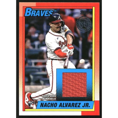 2025 Topps '90 Topps Relics #90R2NA Nacho Alvarez Jr. S2