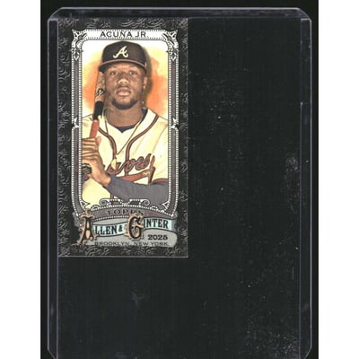 2025 Topps Allen and Ginter Mini Black Border #103 Ronald Acuna Jr.