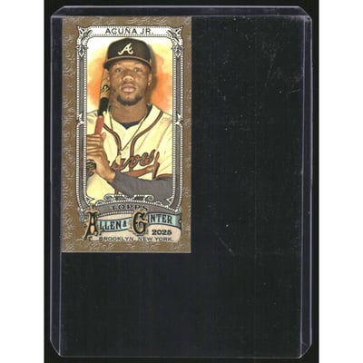 2025 Topps Allen and Ginter Mini Gold Border #103 Ronald Acuna Jr.