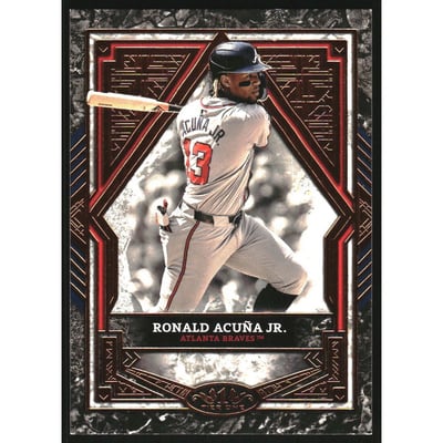 2025 Topps Tier One Bronze Foil #67 Ronald Acuna Jr.