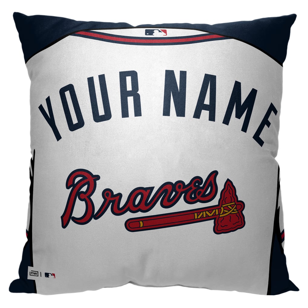 Atlanta Braves 18'' x 18'' Personalized Pillow