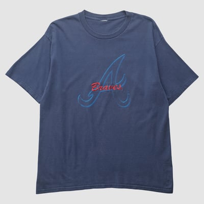 Atlanta Braves 2000s T-shirt - Navy - L by Fanatics Real Vintage