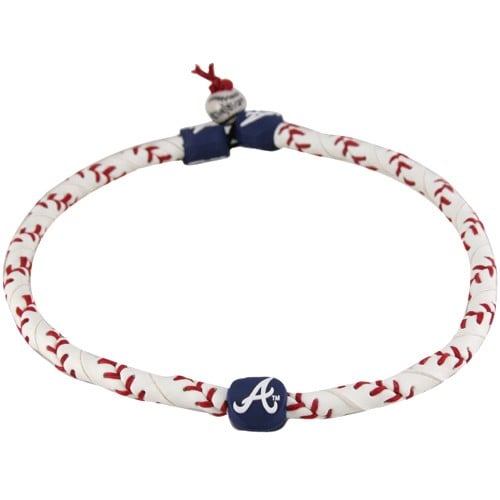 Red Rope Baseball Atlanta Braves Frozen Rope Baseball Necklace