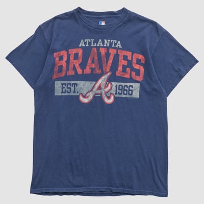 Atlanta Braves Genuine Merchandise 2010s T-shirt - Navy - S by Fanatics Real Vintage