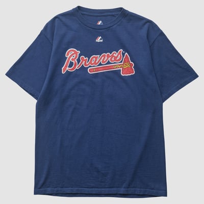 Atlanta Braves Majestic 2009 T-shirt - Navy - S by Fanatics Real Vintage