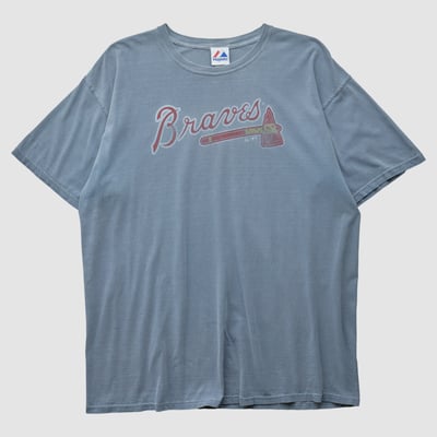 Atlanta Braves Majestic 2010s T-shirt - Blue - XL by Fanatics Real Vintage