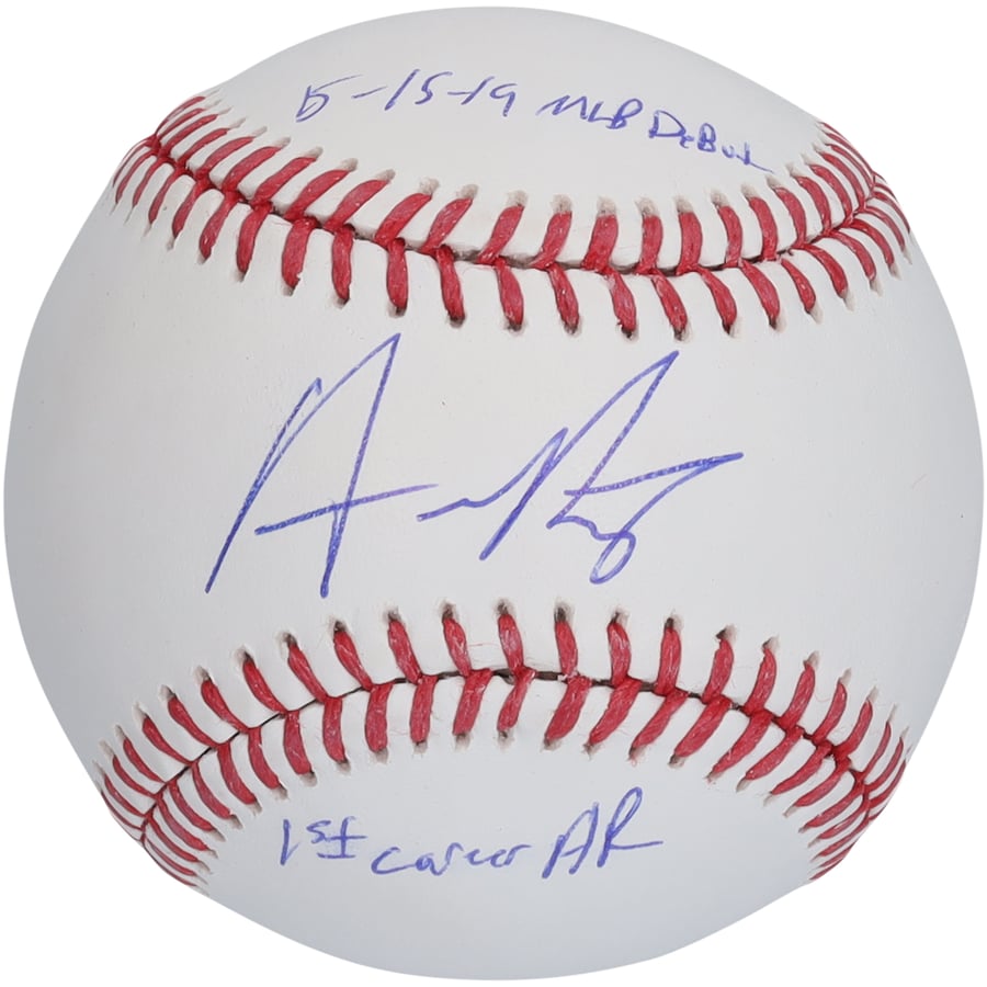 Austin Riley Funko Austin Riley Atlanta Braves Autographed Fanatics Authentic Baseball ...