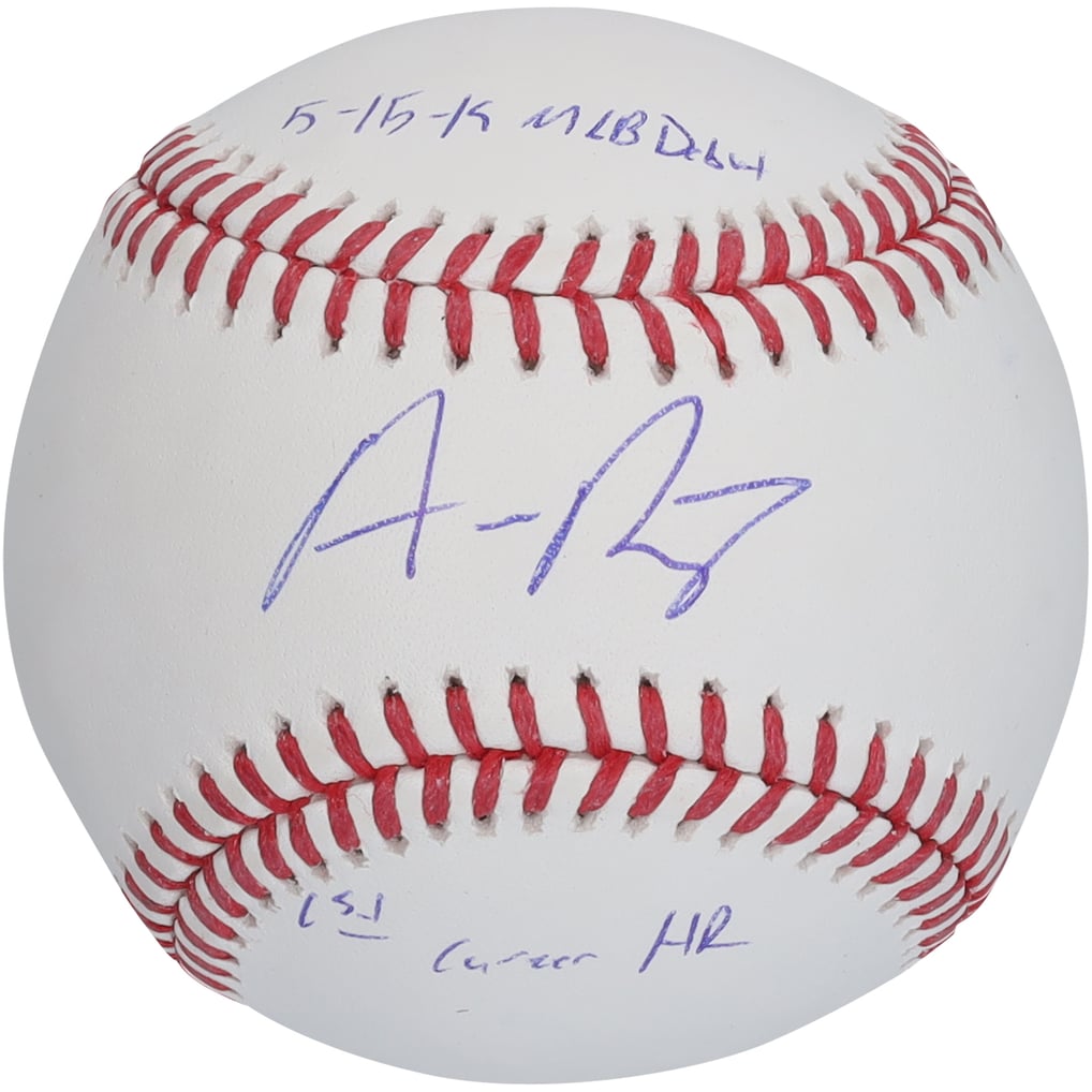 Austin Riley Signed Austin Riley Atlanta Braves Autographed Fanatics Authentic Baseball ...