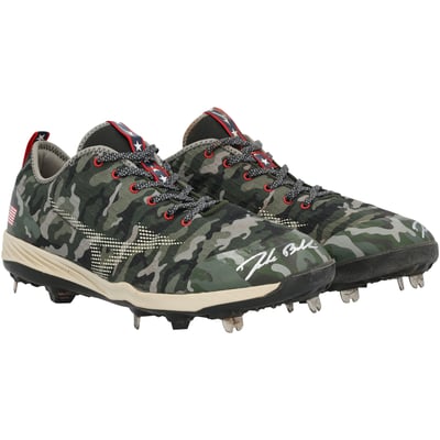 Drake Baldwin Atlanta Braves Autographed Fanatics Authentic Game-Used Green Camouflage Mizuno Cleats vs. Boston Red Sox on May 17, 2026