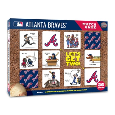 Atlanta Braves Fanpoint Licensed Memory Match Game