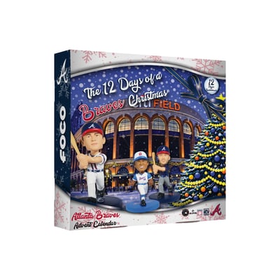Atlanta Braves FOCO Retired Player Bobblehead Advent Calendar
