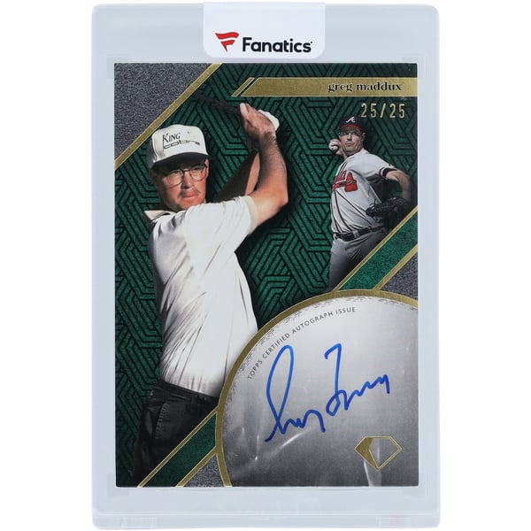 Greg Maddux Atlanta Braves Autographed 2024 Topps Diamond Icons 