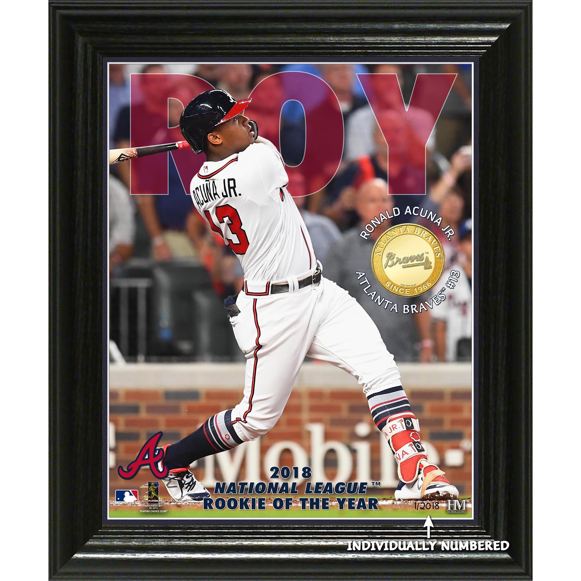 MLB RONALD ACUNA 2018 ROOKIEリフ Atlanta Braves Ronald Acuna Jr