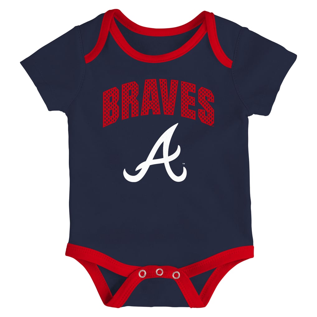 Atlanta Braves Outerstuff Infant All Day Play Three-Piece Bodysuit Set