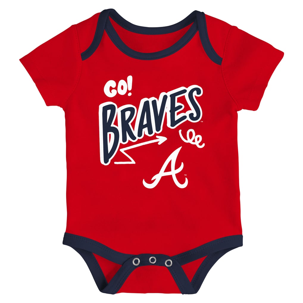 Atlanta Braves Outerstuff Infant All Day Play Three-Piece Bodysuit Set