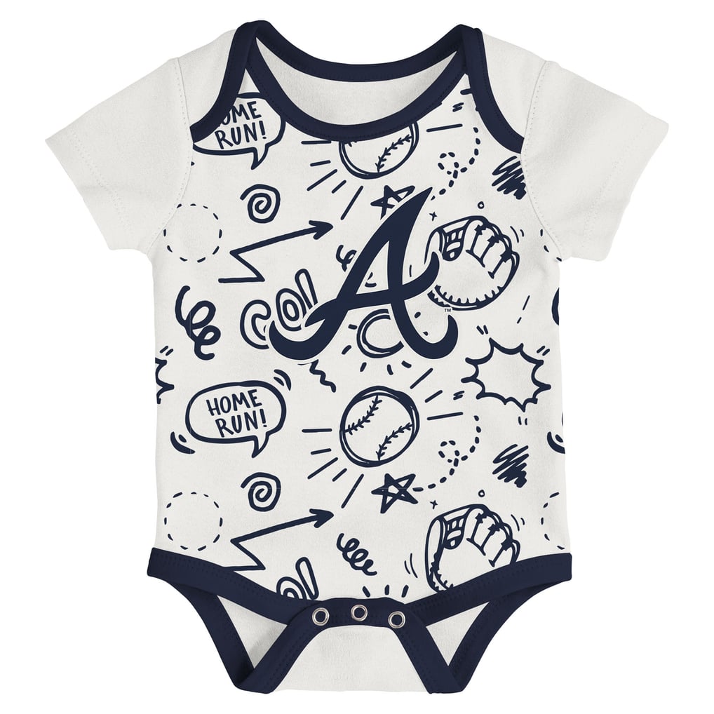 Atlanta Braves Outerstuff Infant All Day Play Three-Piece Bodysuit Set