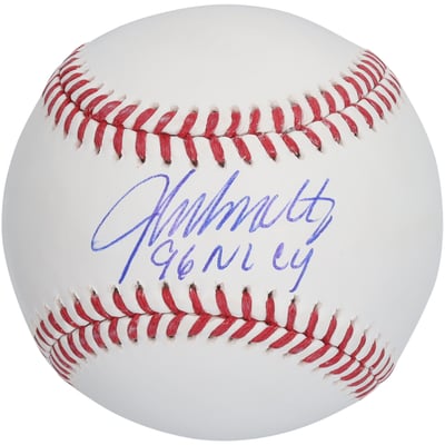 John Smoltz Atlanta Braves Autographed Fanatics Authentic Baseball with "96 NL CY" Inscription 