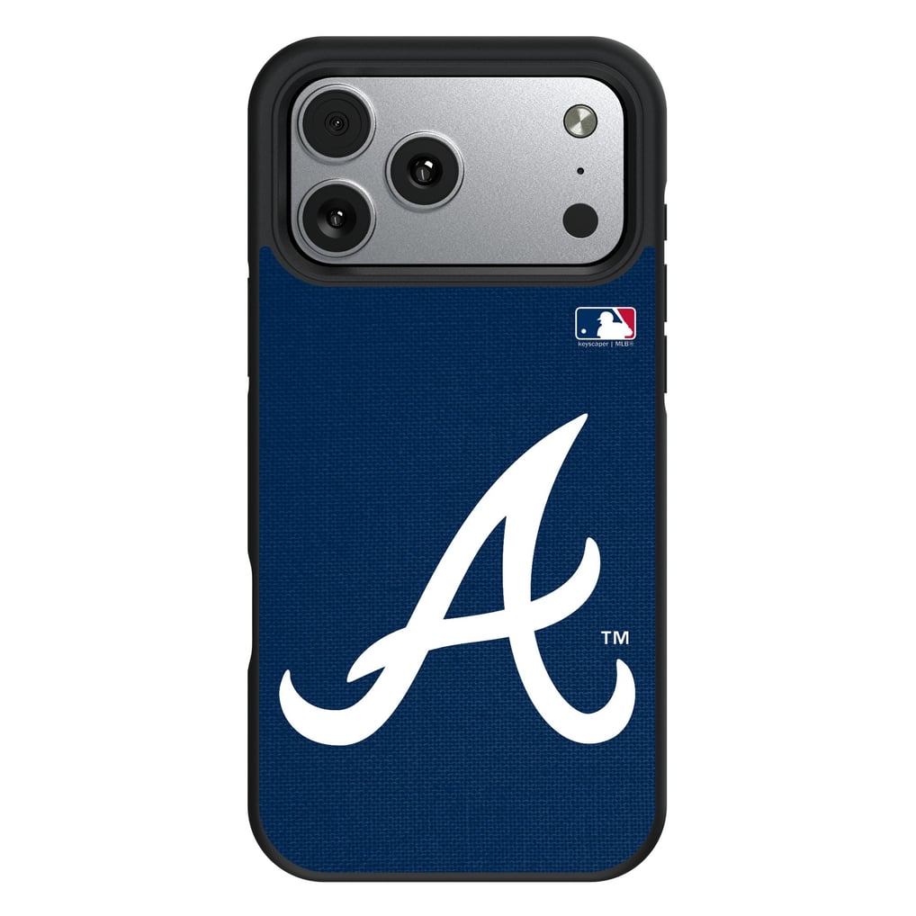 Atlanta Braves Keyscaper Personalized Bump Case with 8.2ft Drop Protection