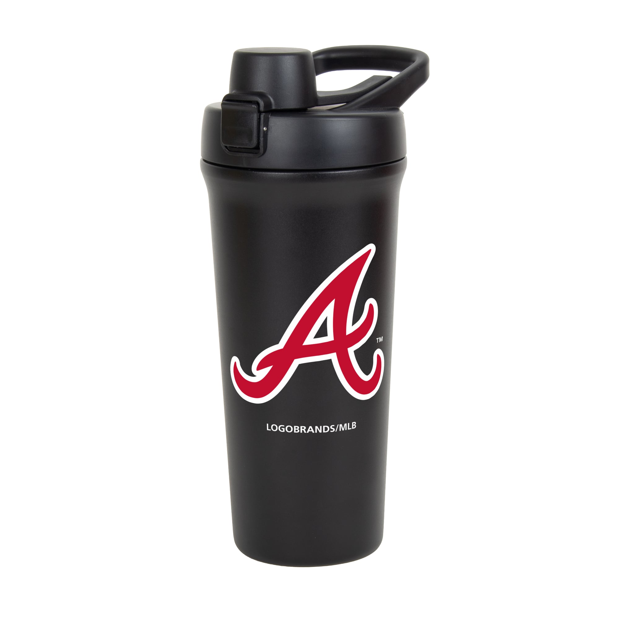 B Rvs Atlanta Braves Logo Brands 26oz. Flipside Shaker Bottle