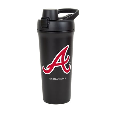 Atlanta Braves Logo Brands 26oz. Flipside Shaker Bottle