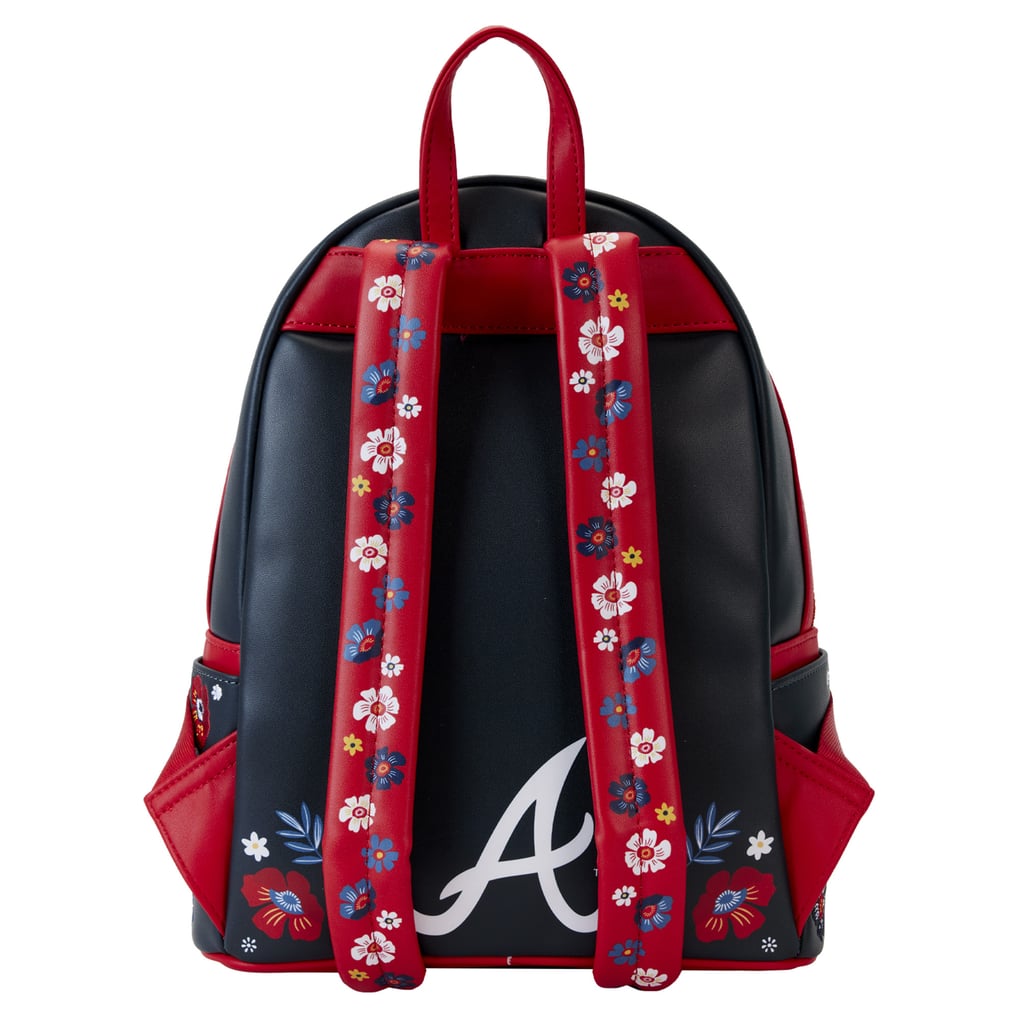 Atlanta Braves Loungefly Floral Mini Backpack display picture 3