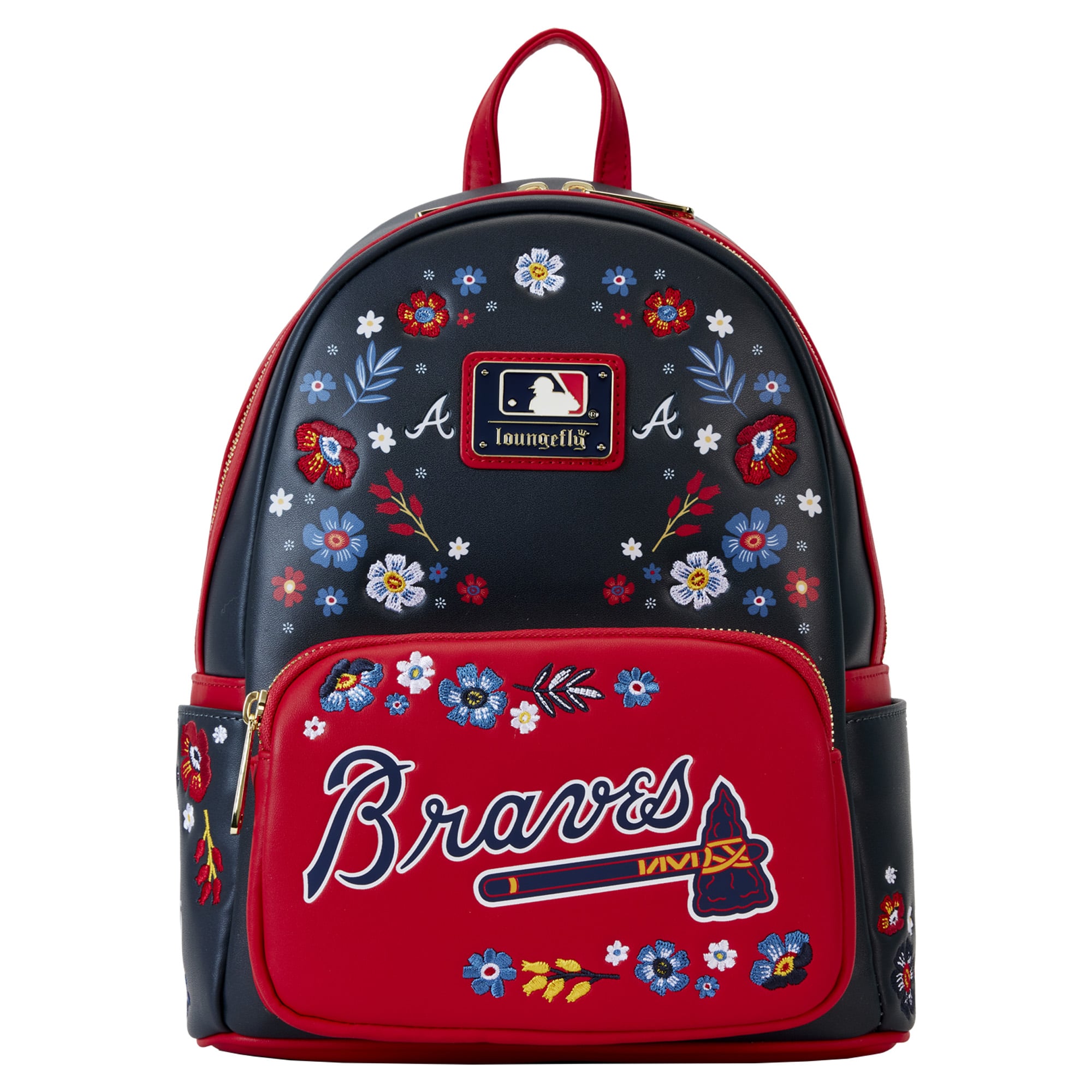 FOCO MLB Braves Logo Mini Backpack / purse NWT Atlanta Braves Team Logo Crossbody Bag FOCO main image 4