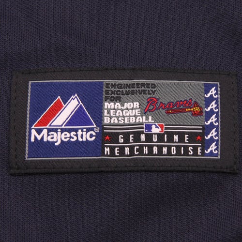 Ensemble Court Atlanta Braves Pour Préscolaire - Marine, Manches Courtes, 100% Polyester, Majestic