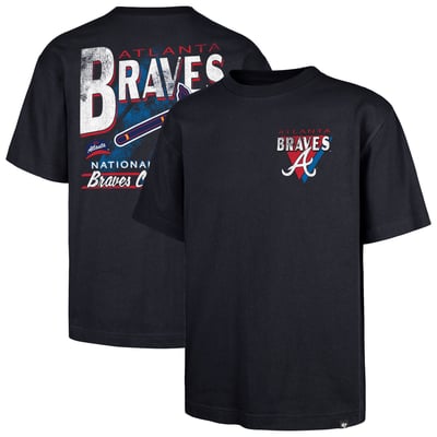 Atlanta Braves '47 Under Bar Foundation T-Shirt - Navy