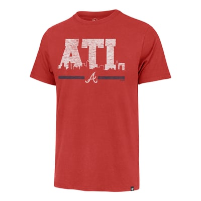 Atlanta Braves '47 ATL Franklin T-Shirt - Red