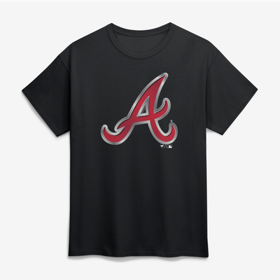 Atlanta Braves Big & Tall Forged Mascot T-Shirt - Black