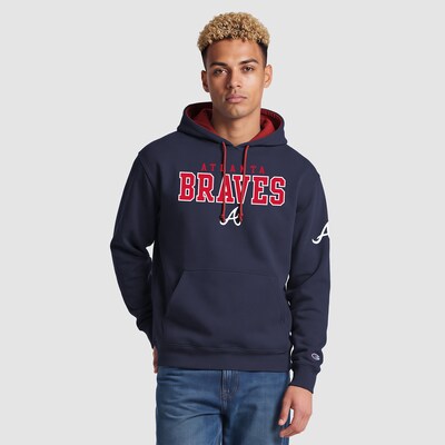  Atlanta Braves Champion Volume Fleece Hoodie - Navy