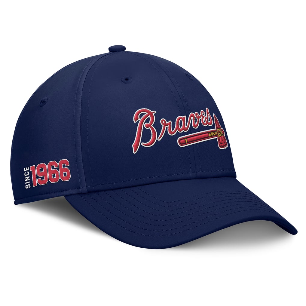 Men's Atlanta Braves Fanatics Navy Fundamental Tag Flex Hat
