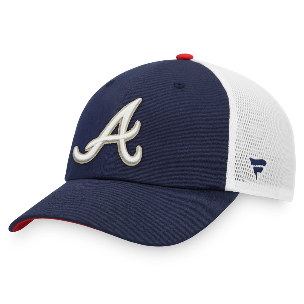 Men's Atlanta Braves Fanatics Navy/White Americana Trucker Snapback Hat