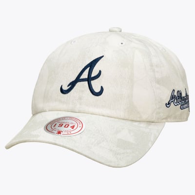  Atlanta Braves Mitchell & Ness Ghosted 1904 Adjustable Hat - White