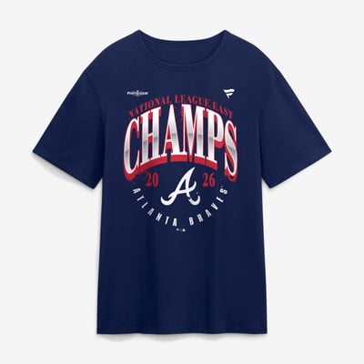 Atlanta Braves 2026 NL East Division Champions T-Shirt - Navy