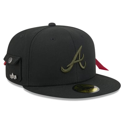 Atlanta Braves New Era 59FIFTY Fitted Hat - Black