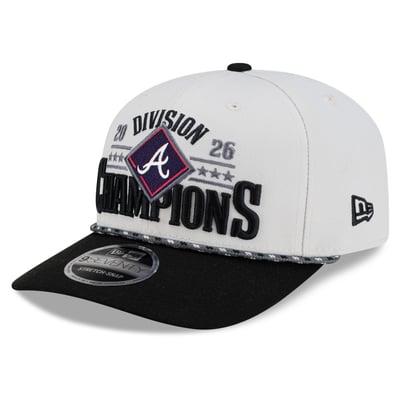 Atlanta Braves New Era 2026 NL East Division Champions Locker Room 9SEVENTY Adjustable Hat - Natural/Black