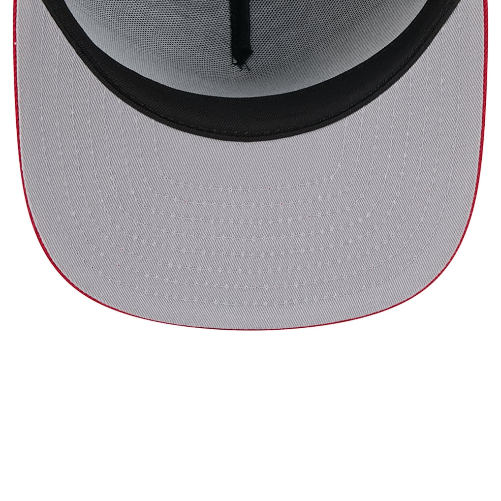 Men's Atlanta Braves New Era Navy/Red Chenille Gradient A-Frame 9FIFTY ...