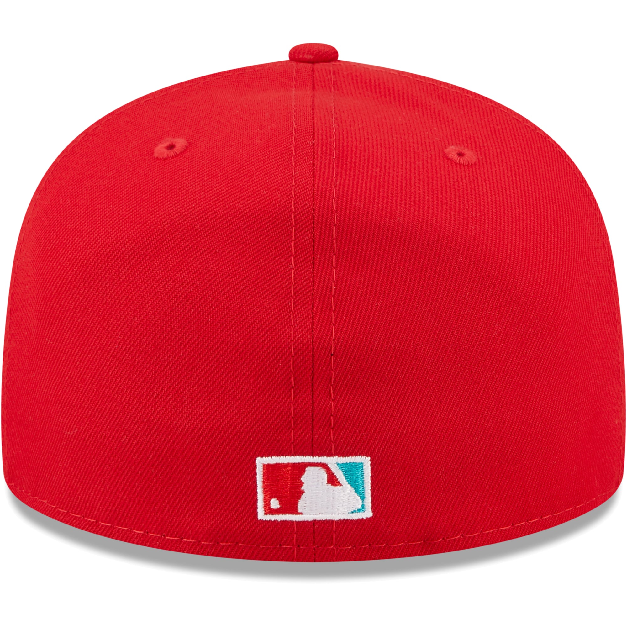 Men's Atlanta Braves New Era Scarlet 1972 All-Star Game Teal