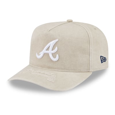  Atlanta Braves New Era Neutral 9FIFTY A-Frame Snapback Hat - Tan