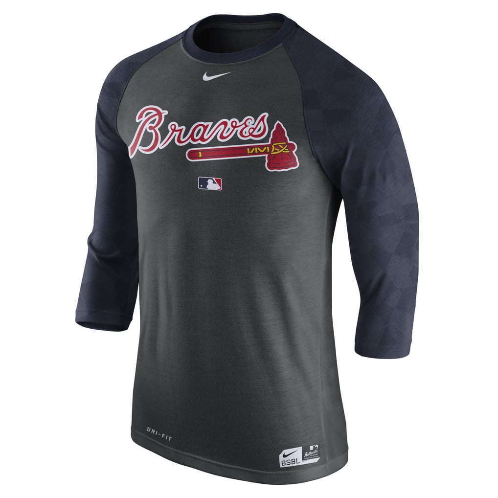 Men's Atlanta Braves Nike Charcoal Authentic Collection Legend 1.7 3/4 ...
