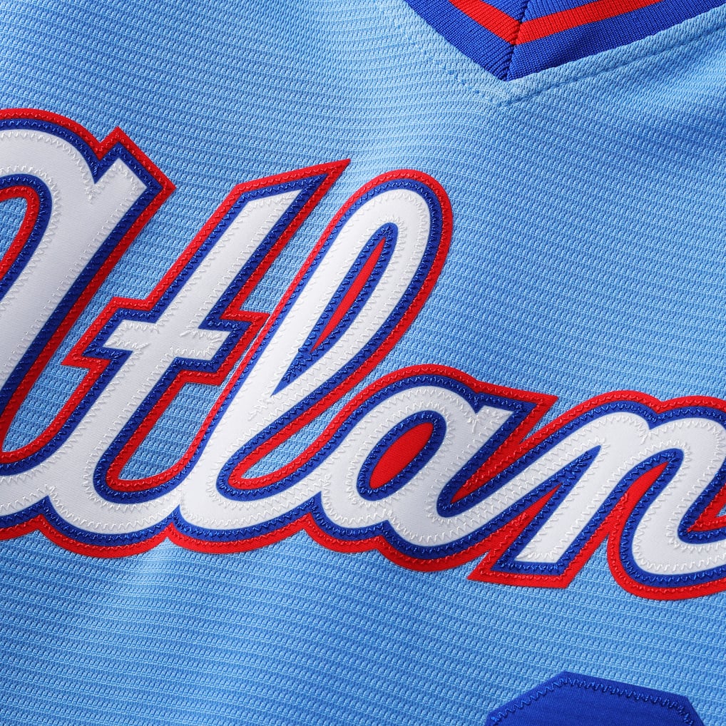 Most Code Status Chart Nike Hank Aaron Atlanta Braves Powder Blue 2026 City Connect Stadium Jersey