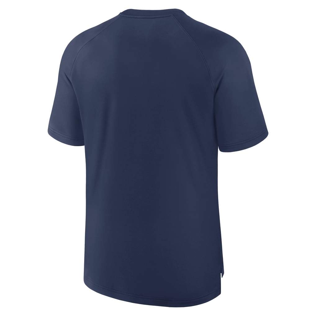 Braves Raglan Men's Atlanta Braves Nike Navy Authentic Collection Pregame Raglan Dri ...